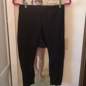 Zella 3/4 crop black leggings